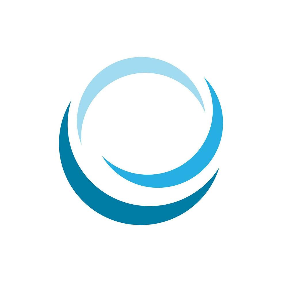 Welle Logo Element Vektor . Ozean Welle Logo .