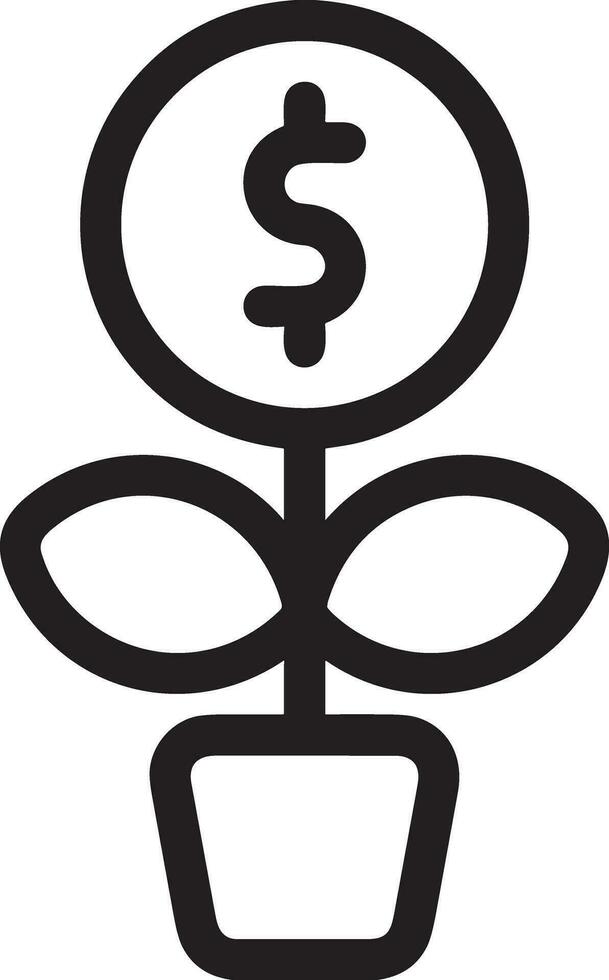 Wachstum Geschäft Symbol Symbol Vektor Bild. Illustration von das Fortschritt Gliederung Infografik Strategie Entwicklung Design Bild