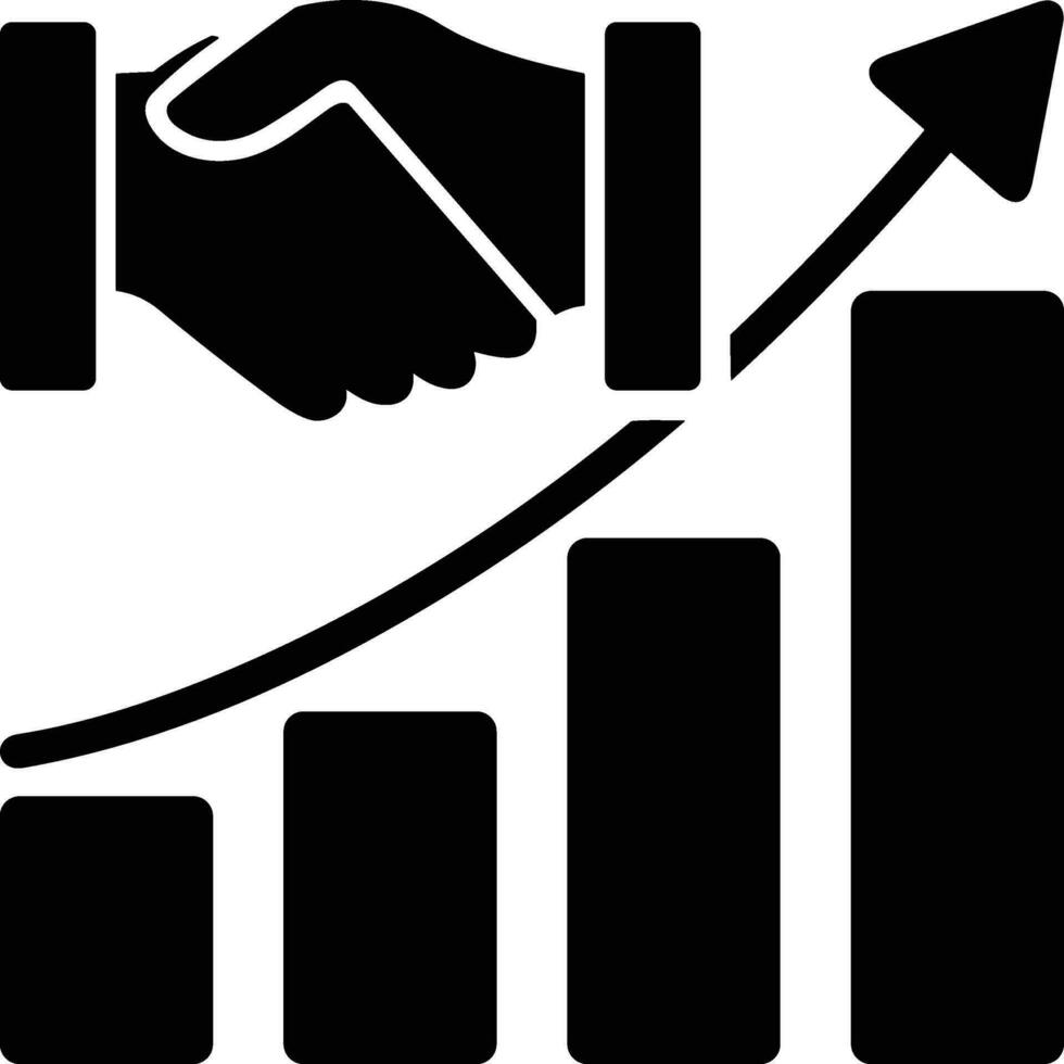 Wachstum Geschäft Symbol Symbol Vektor Bild. Illustration von das Fortschritt Gliederung Infografik Strategie Entwicklung Design Bild