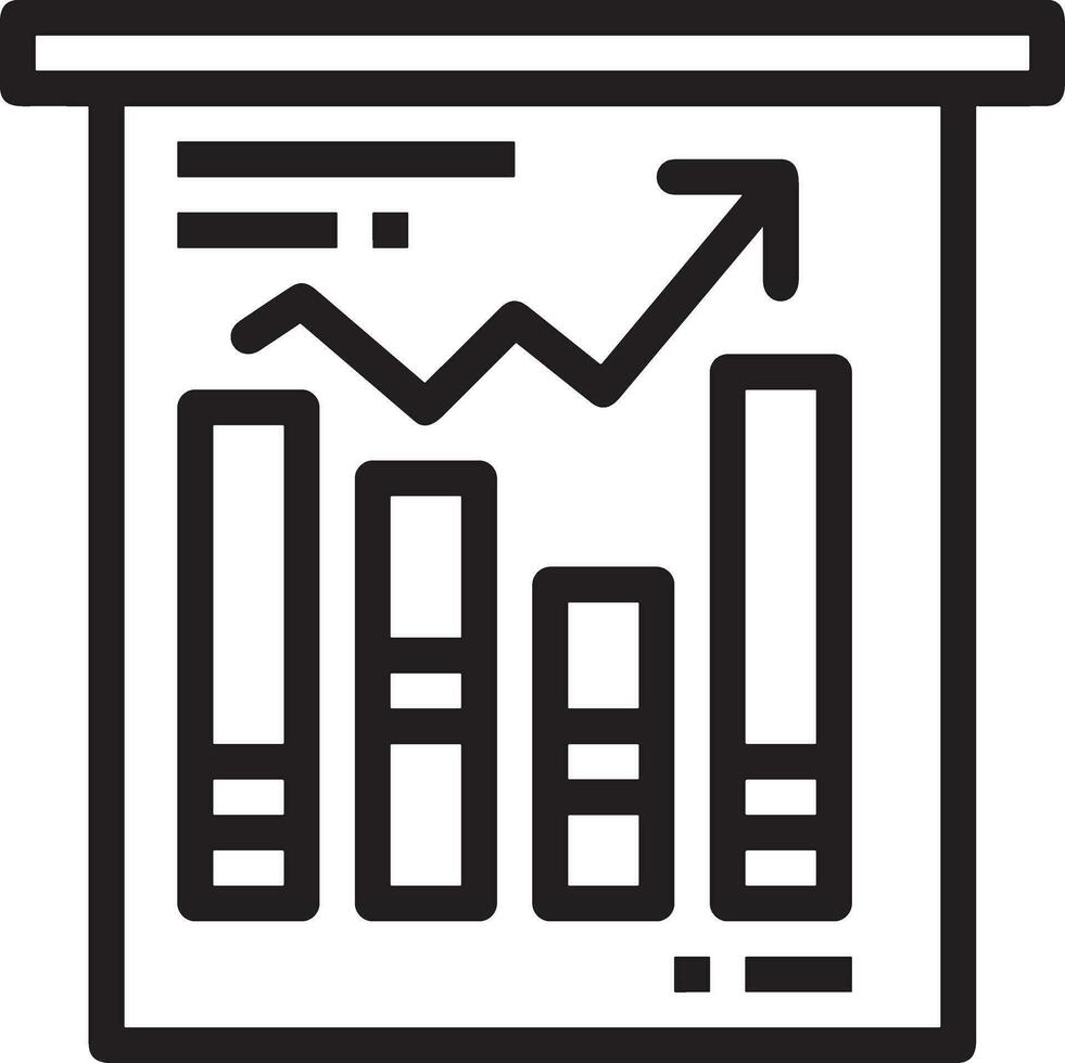 tillväxt företag ikon symbol vektor bild. illustration av de framsteg översikt infographic strategi utveckling design bild