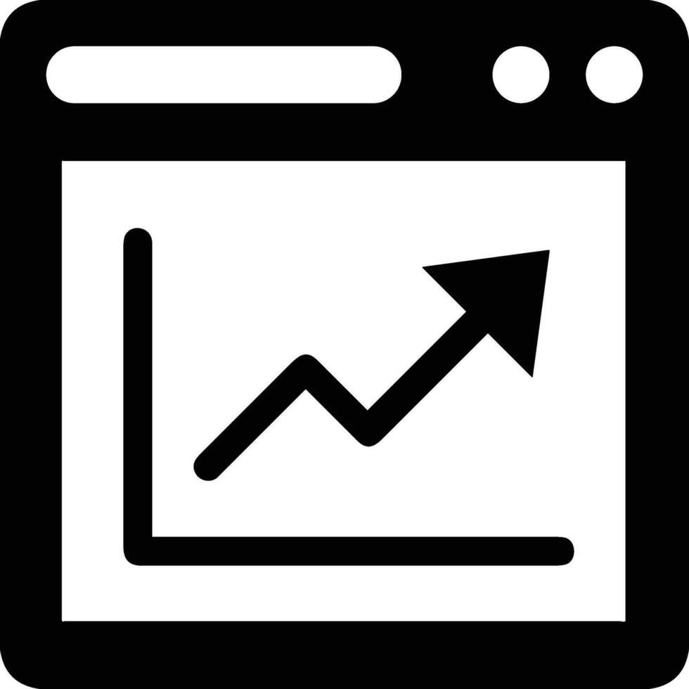 Wachstum Geschäft Symbol Symbol Vektor Bild. Illustration von das Fortschritt Gliederung Infografik Strategie Entwicklung Design Bild