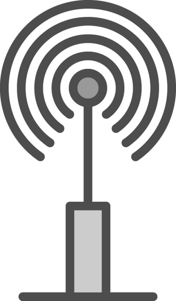 radio antenn vektor ikon design