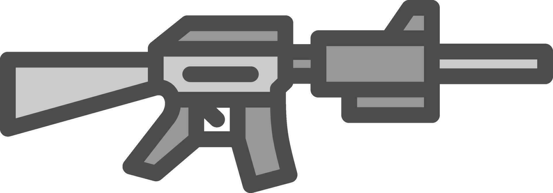 Gewehr-Vektor-Icon-Design vektor