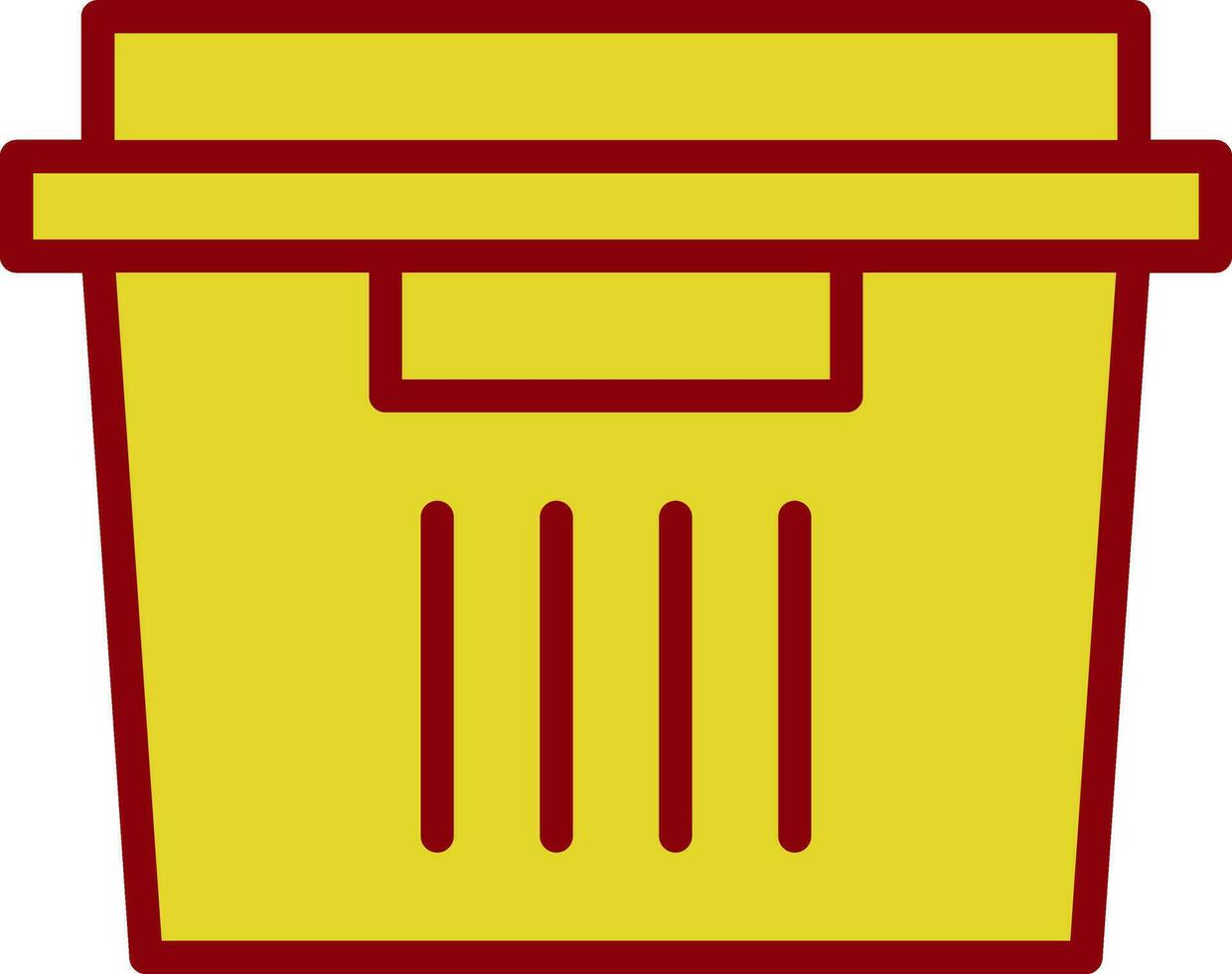 Lebensmittelbehälter-Vektor-Icon-Design vektor