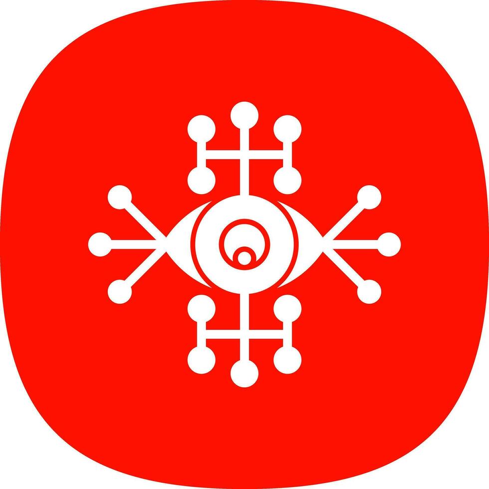 Cyber Auge Vektor Symbol Design