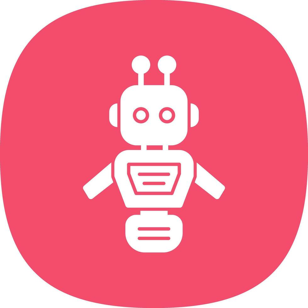 Roboter-Vektor-Icon-Design vektor