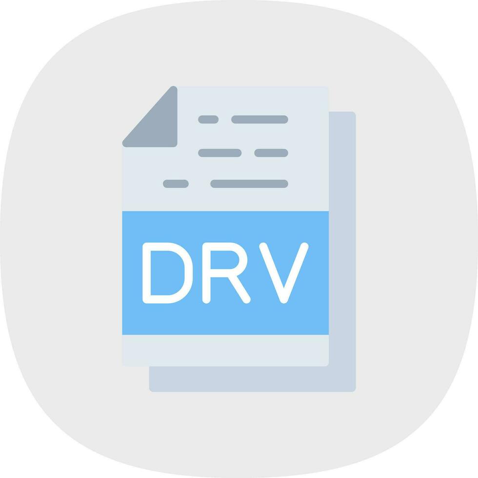 drv Datei Format Vektor Symbol Design