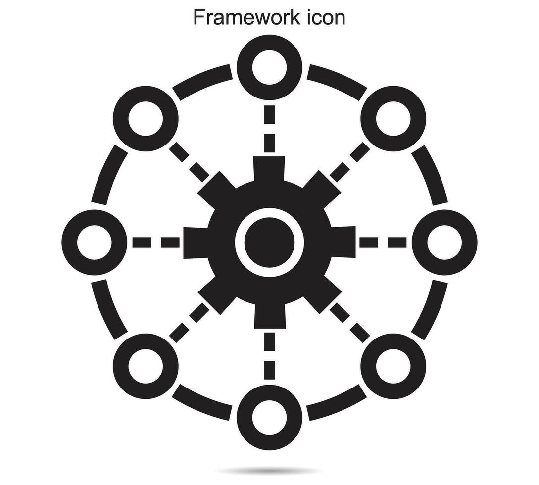 Rahmen Symbol, Vektor Illustration