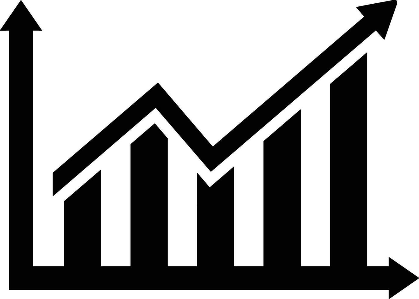 tillväxt företag ikon symbol vektor bild. illustration av de framsteg översikt infographic strategi utveckling design bild