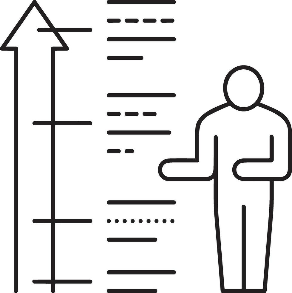 tillväxt företag ikon symbol vektor bild. illustration av de framsteg översikt infographic strategi utveckling design bild