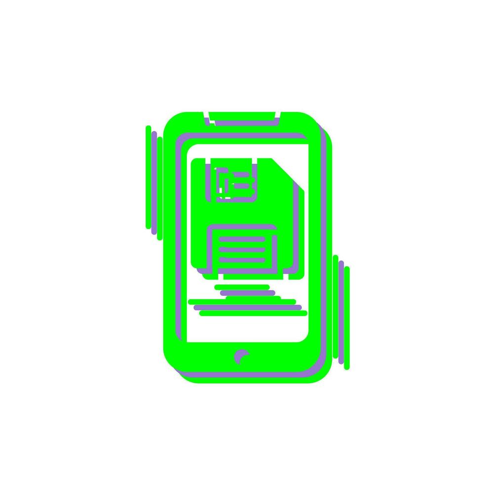 Vektorsymbol für Sicherungsdatei vektor