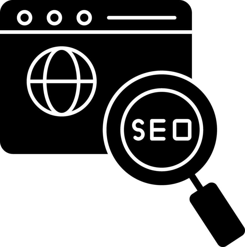 SEO-Vektor-Icon-Design vektor