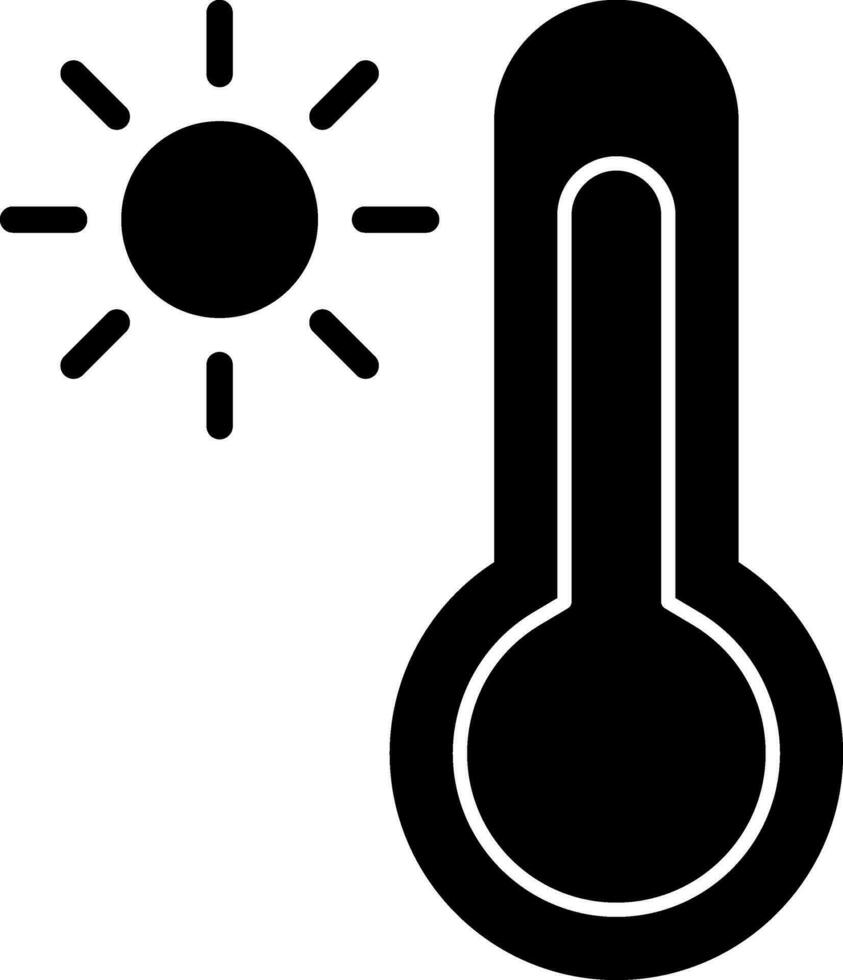 Temperatur-Vektor-Icon-Design vektor