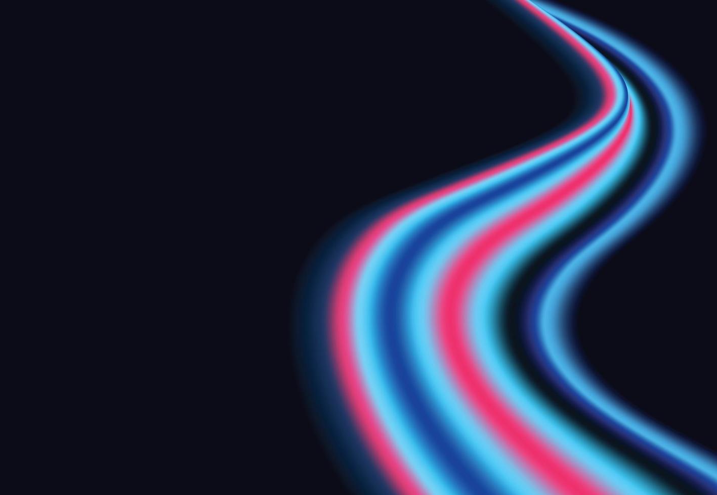 abstrakte bunte Lichtspuren mit Bewegungsunschärfeeffekt. Geschwindigkeit Hintergrund. Lichtkonzeptdesign. Vektor-Illustration vektor