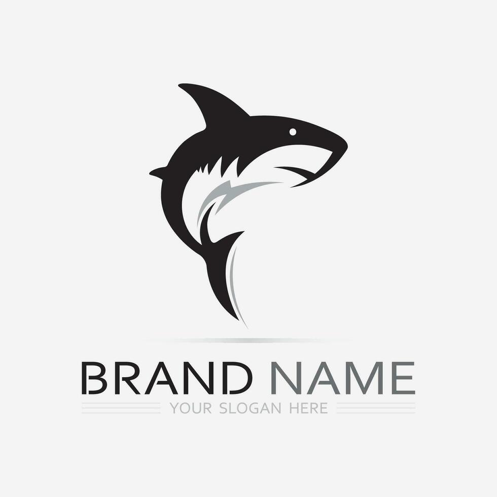 fisk abstrakt ikon design logotyp mall, kreativ vektor symbol för fiskeklubb eller onlinebutik.