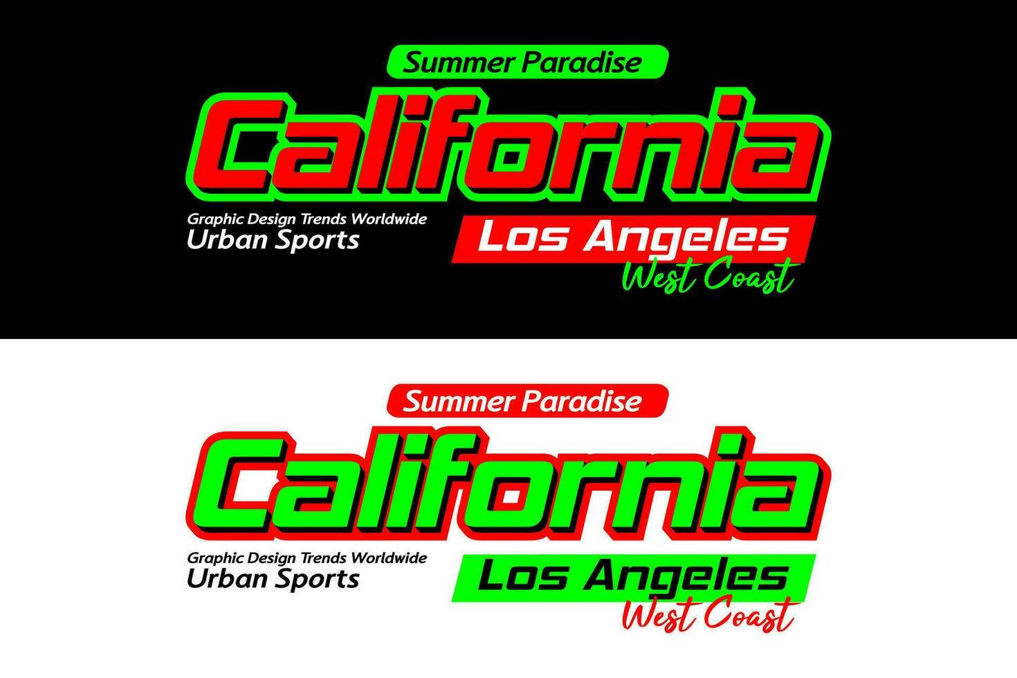 Kalifornien städtisch Sport Design, zum drucken auf t Hemden usw. vektor