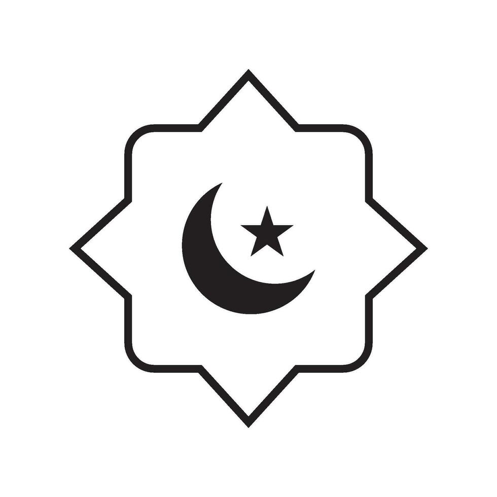 islamic ikon vektor