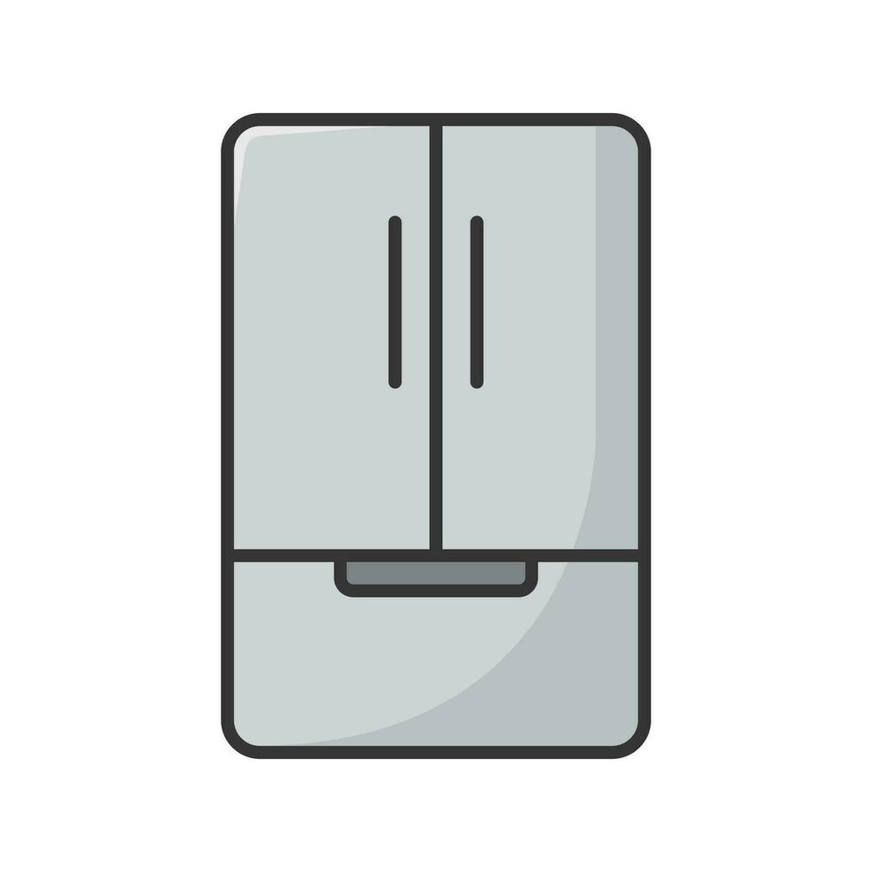 Kühlschrank Symbol Vektor Design Vorlage einfach und sauber