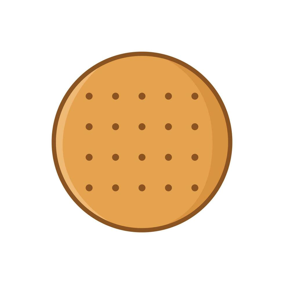 Keks Symbol Vektor Design Vorlage einfach und sauber