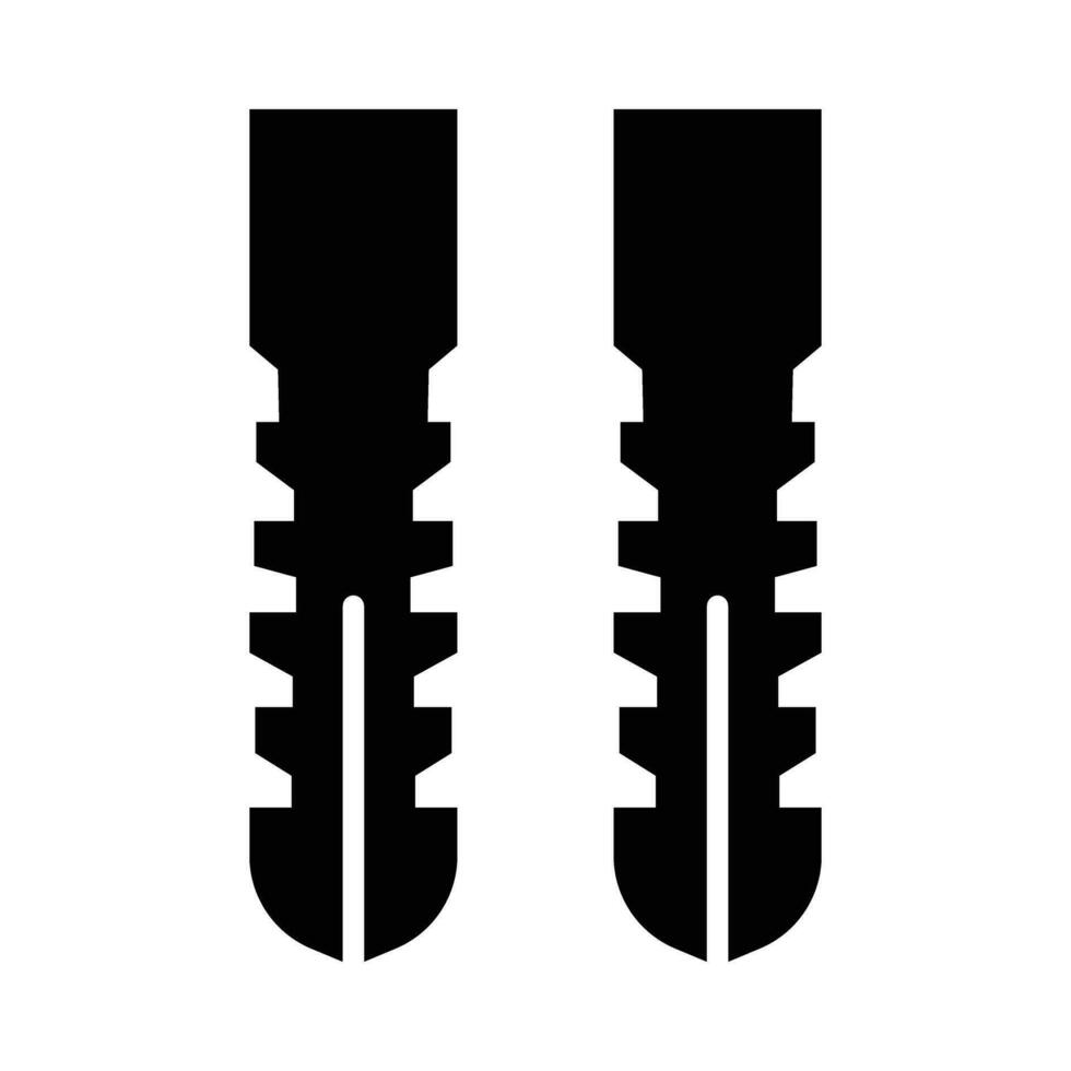 Mauer Stecker Vektor Glyphe Symbol zum persönlich und kommerziell verwenden.