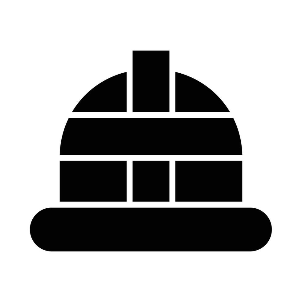 Helm Vektor Glyphe Symbol zum persönlich und kommerziell verwenden.