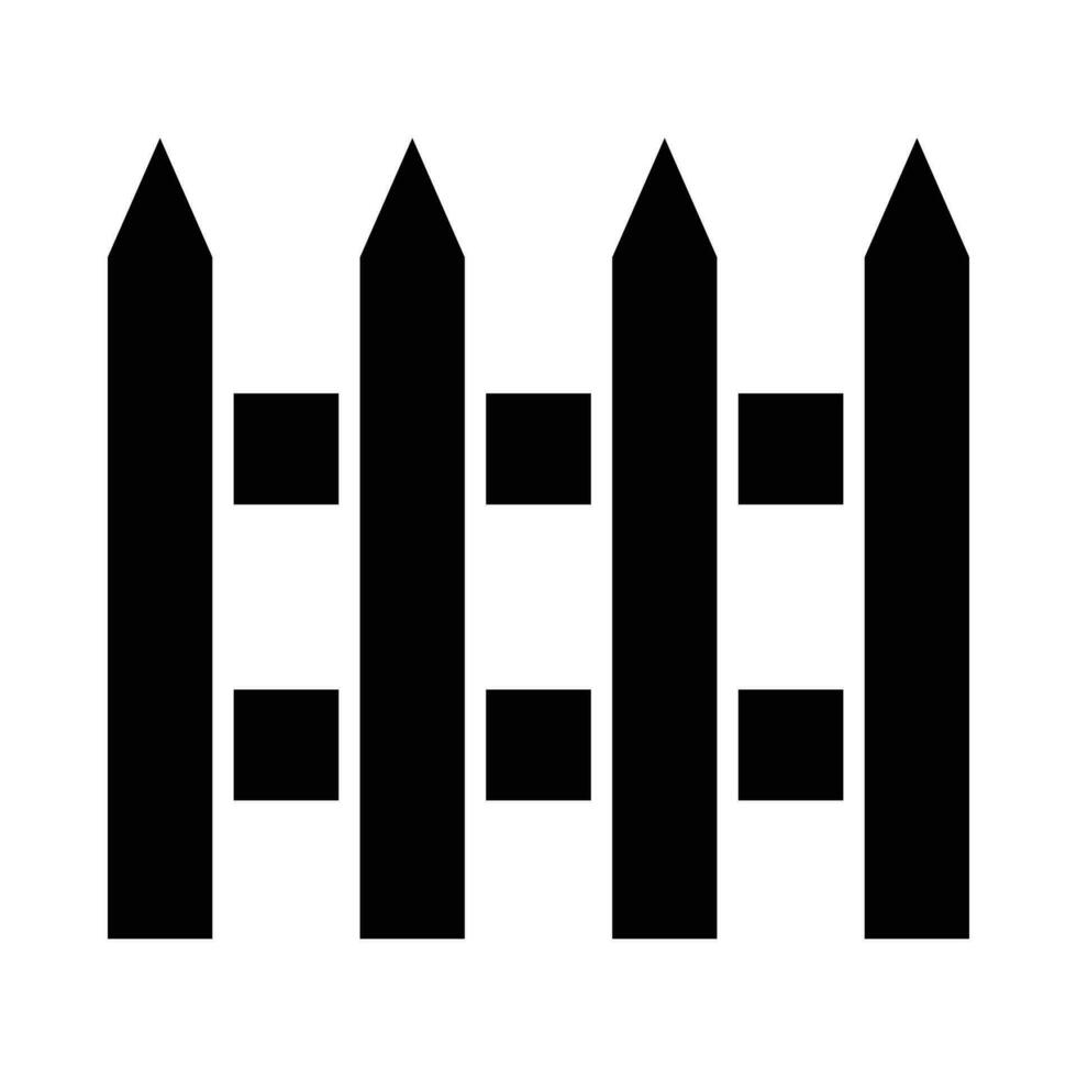 Zaun Vektor Glyphe Symbol zum persönlich und kommerziell verwenden.