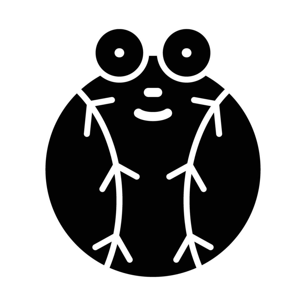 Maskottchen Vektor Glyphe Symbol zum persönlich und kommerziell verwenden.
