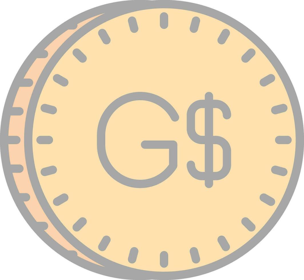 Guyanese Dollar Vektor Symbol Design