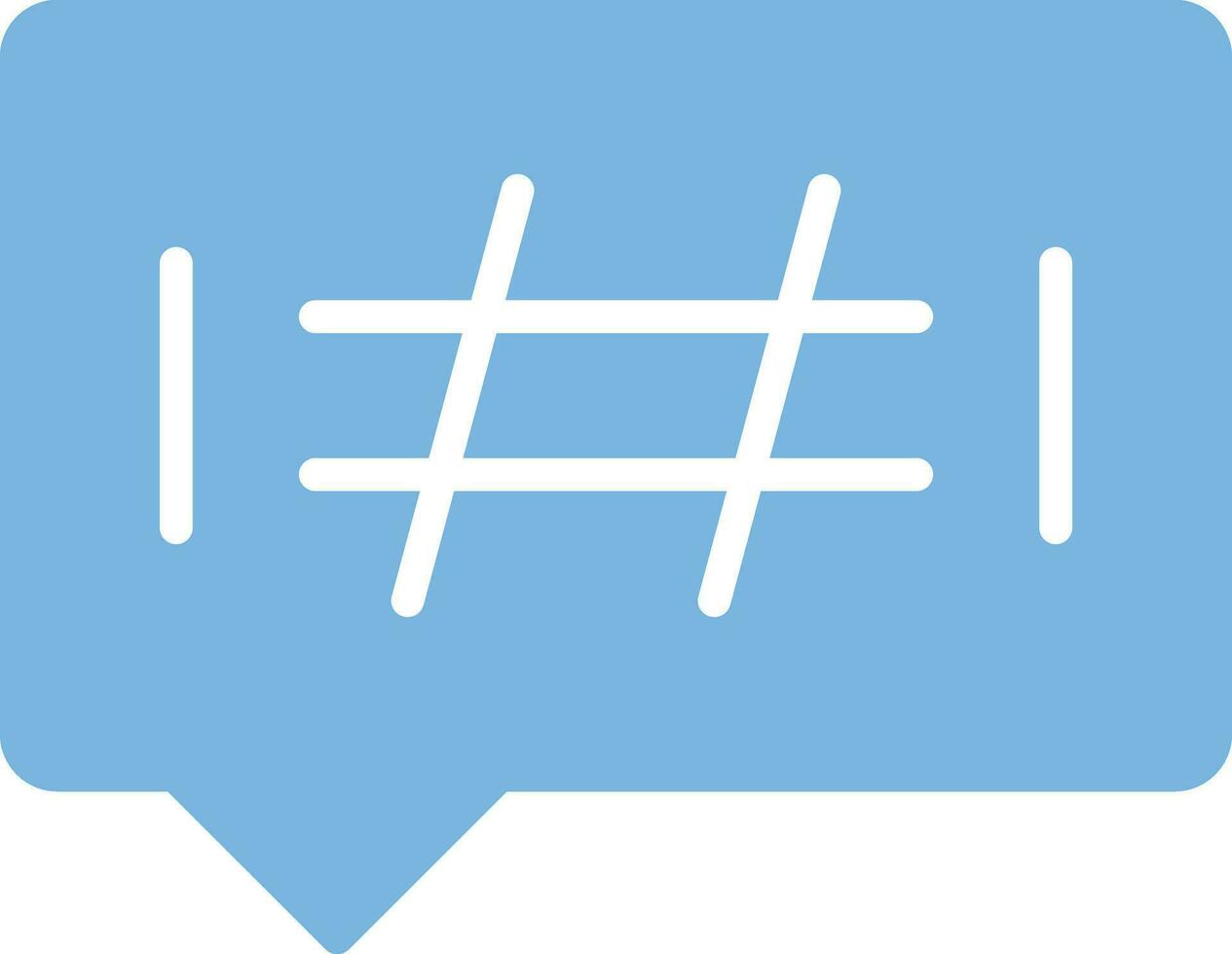 Hashtags-Vektor-Icon-Design vektor