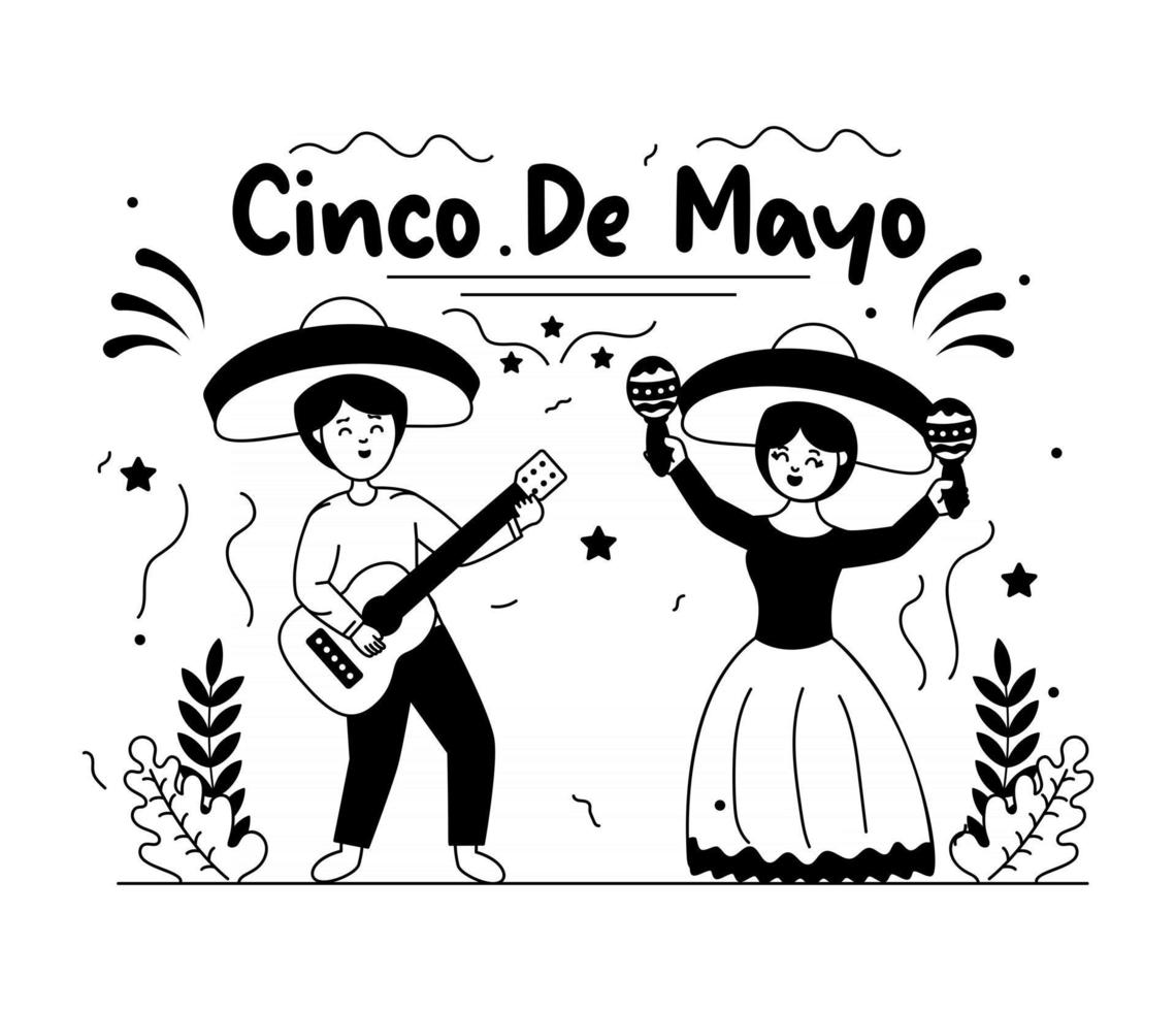 Cinco de Mayo-Veranstaltung vektor