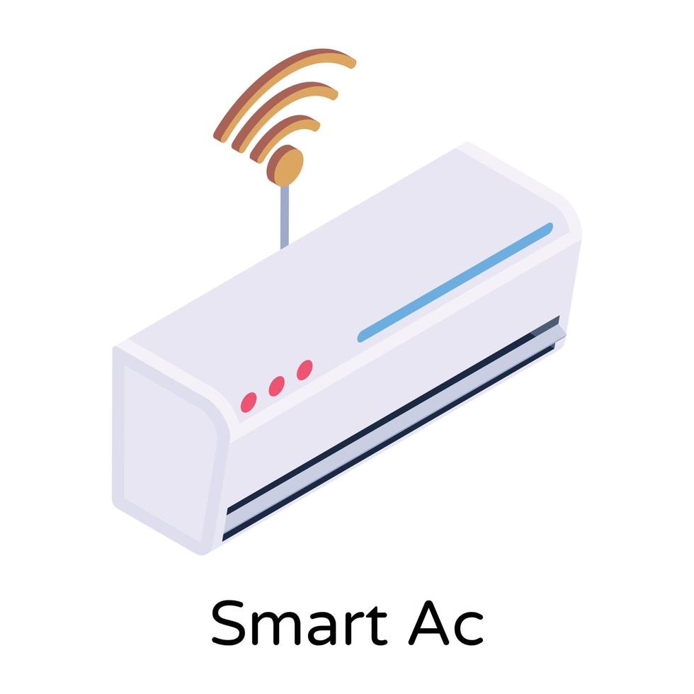 internet smart ac vektor