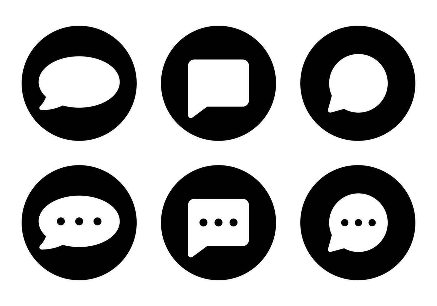 Tal bubbla ikon vektor. meddelande, chatt, och kommentar tecken symbol vektor