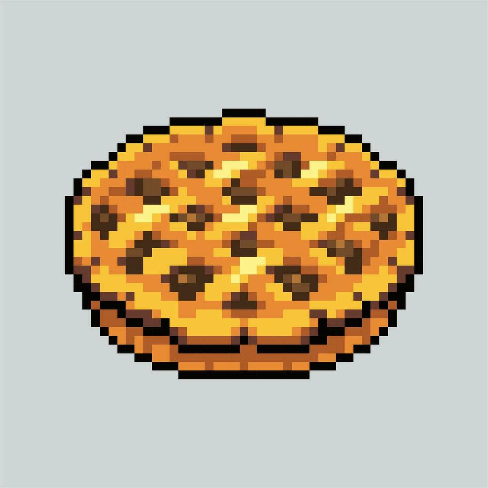 Pixel Kunst Illustration Kuchen. pixelig Kuchen. Herbst fallen Kuchen Kuchen Symbol pixelig zum das Pixel Kunst Spiel und Symbol zum Webseite und Video Spiel. alt Schule retro. vektor