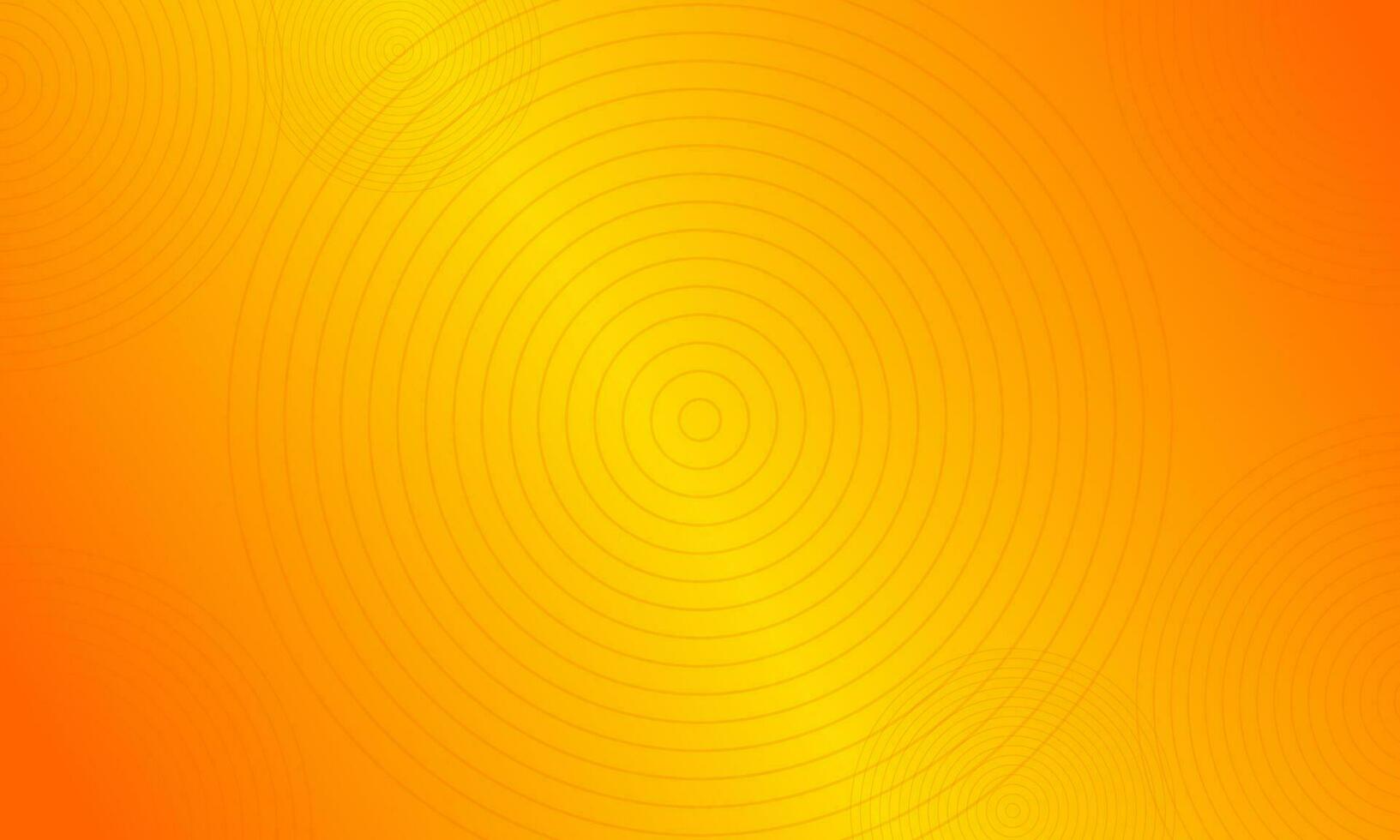 abstrakt Gradient Hintergrund gemacht von Kreis Linien im Orange Farben vektor
