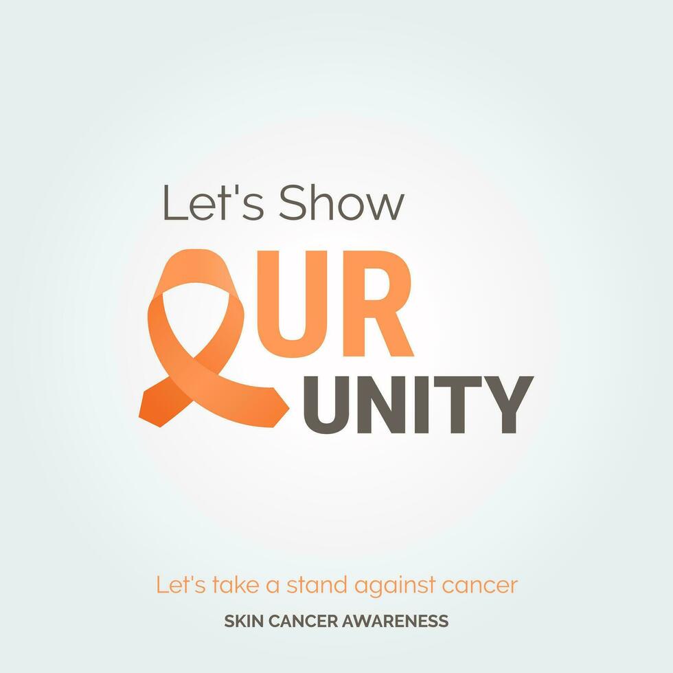 Entwerfen ein Heilung. Vektor Hintergrund Haut Krebs Bewusstsein Kampagne