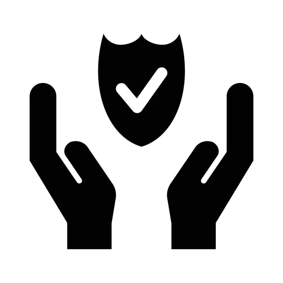 skydd vektor glyf ikon för personlig och kommersiell använda sig av.