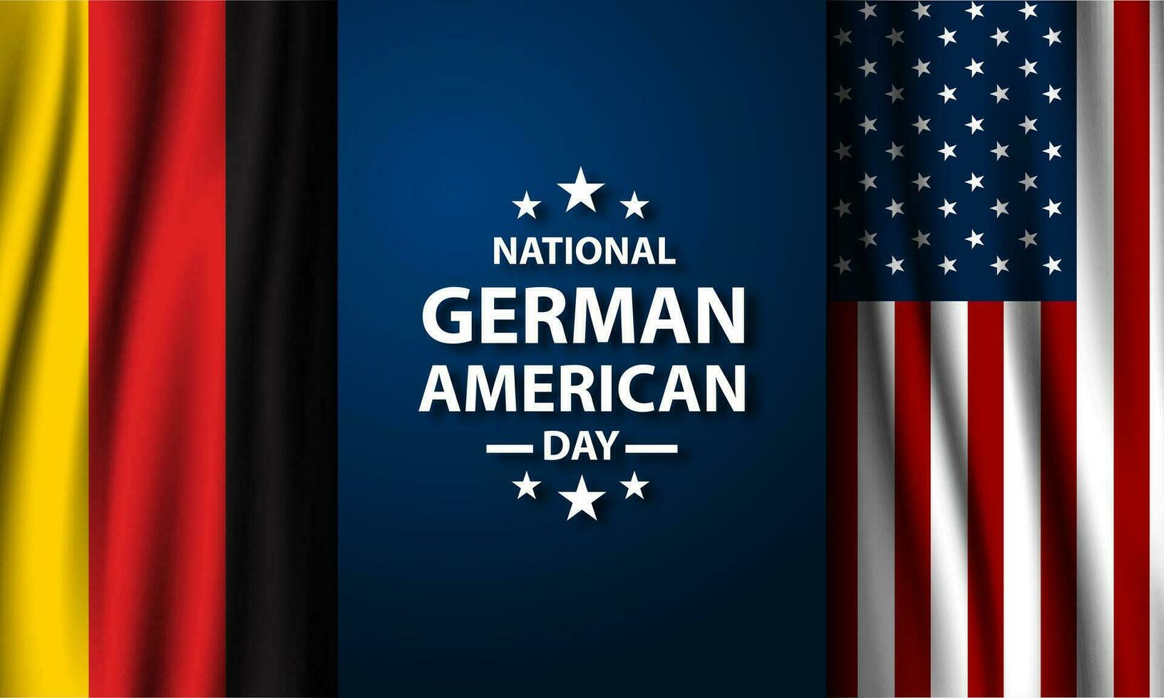 National Deutsche amerikanisch Tag Oktober 6 Hintergrund Vektor Illustration