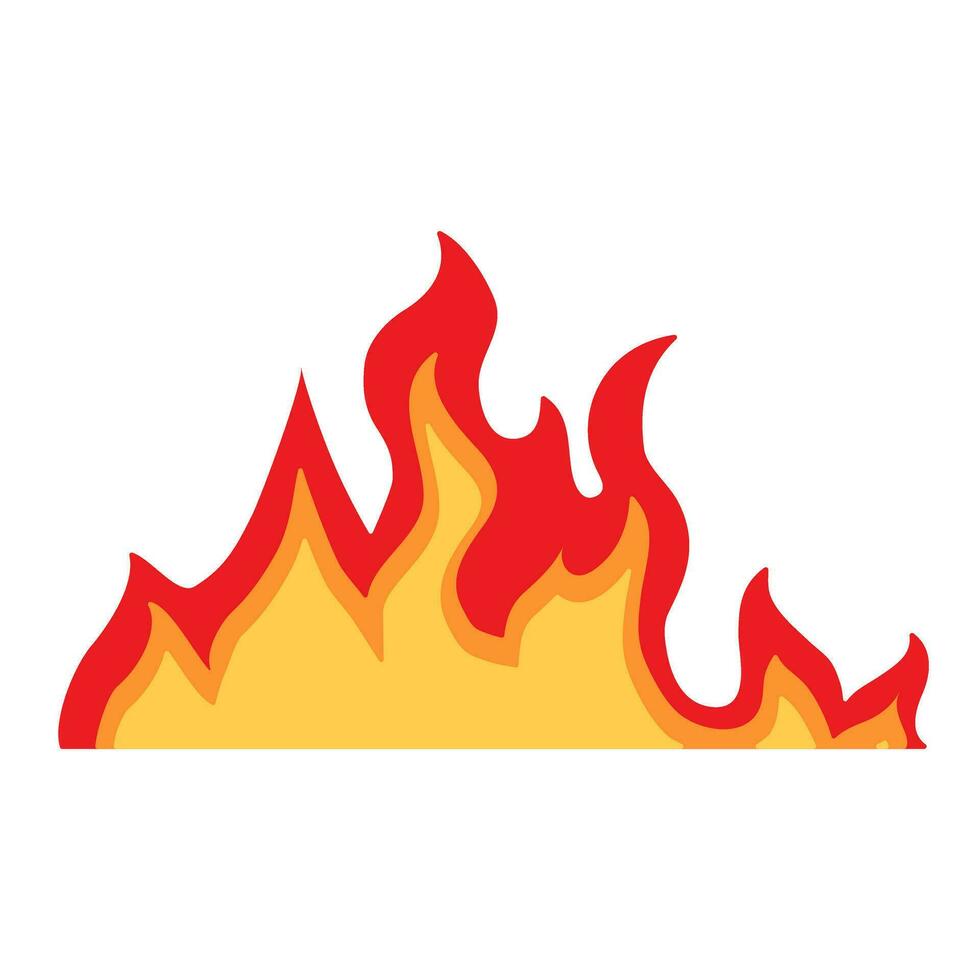 Feuer Symbol Vektor Satz. Flamme Illustration Zeichen Sammlung. brennen Symbol. heiß Logo.