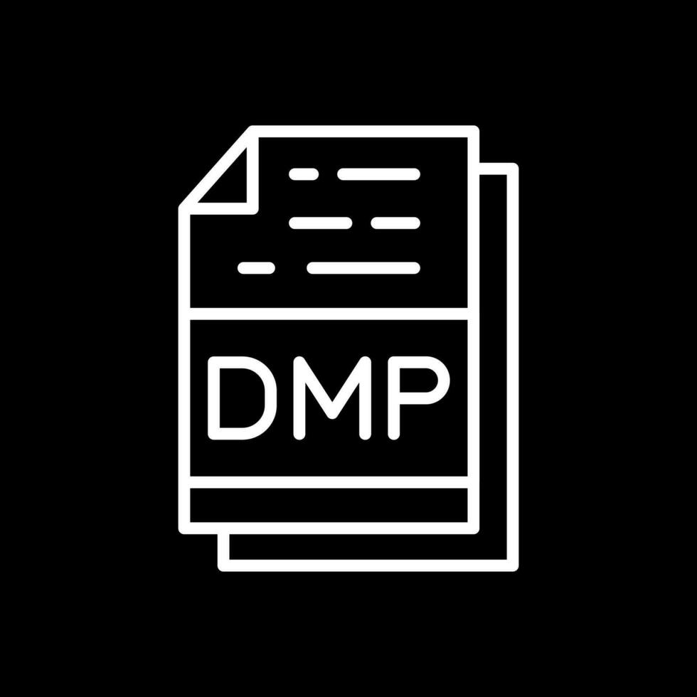 dmp Datei Format Vektor Symbol Design