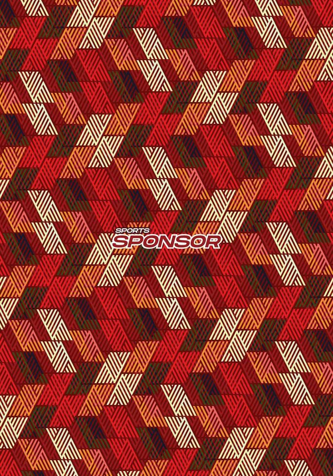 Vektor Hintergrund abstrakt rot zum Sport Jersey Sublimation Muster Textur