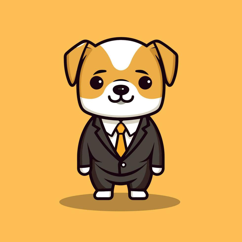 Jack Russell Hund im Geschäft passen Karikatur Charakter Vektor Illustration.