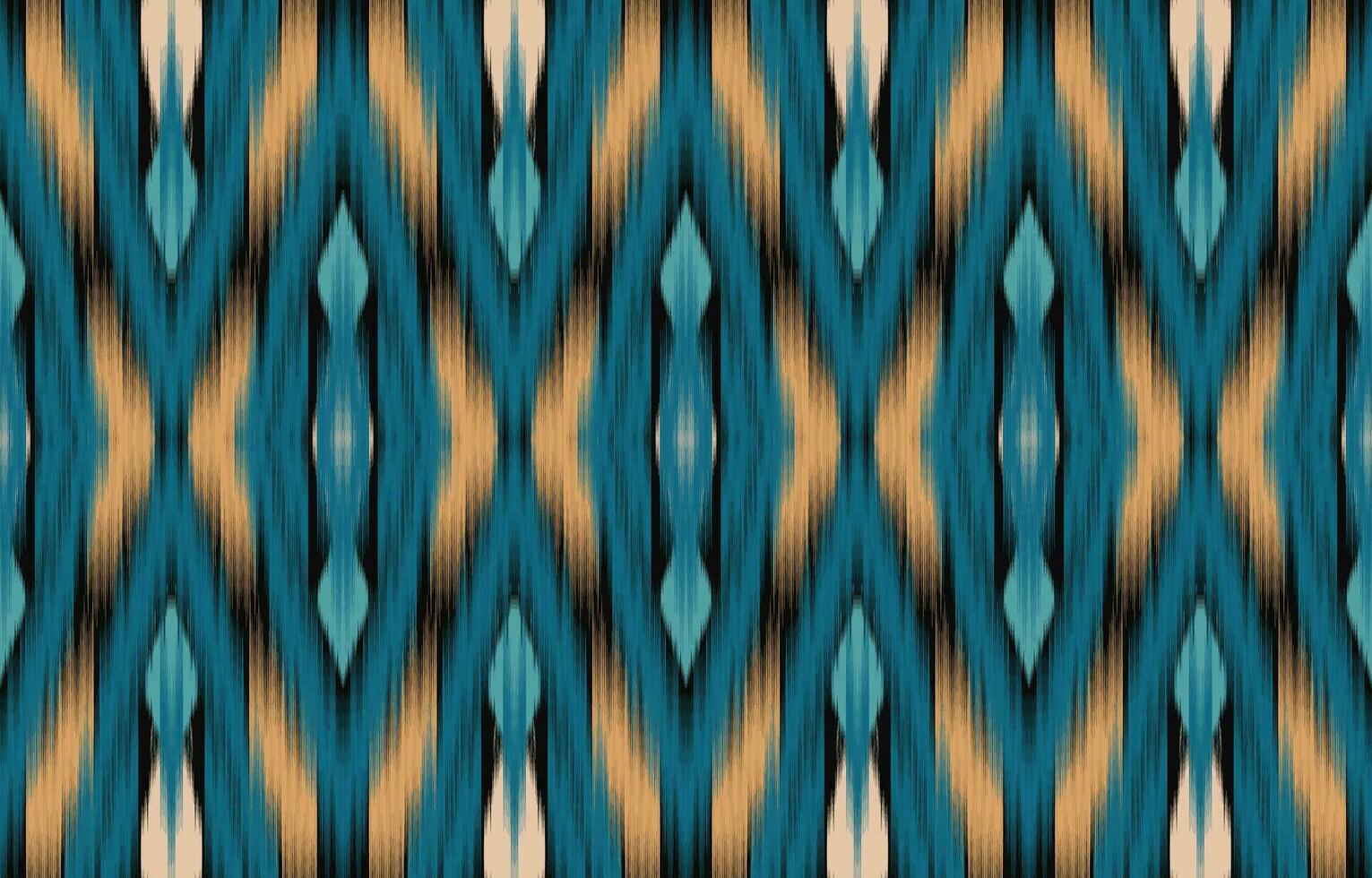 etnisk abstrakt ikat konst. aztec prydnad skriva ut. geometrisk etnisk mönster sömlös Färg orientalisk. design för bakgrund ,ridå, matta, tapet, Kläder, omslag, batik, vektor illustration.