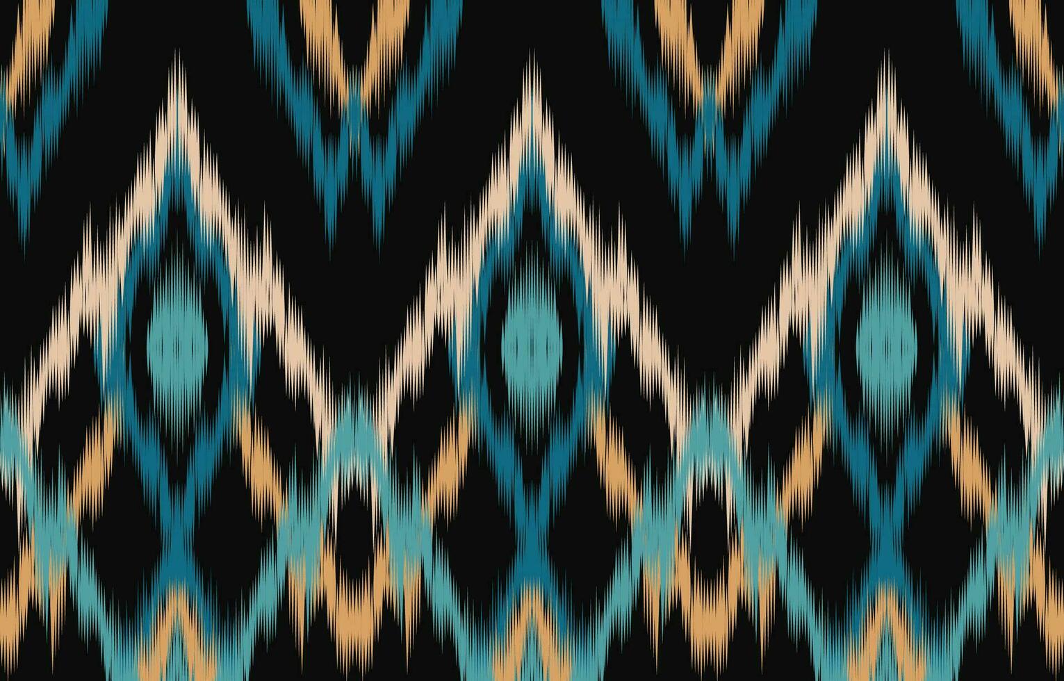 ethnisch abstrakt Ikat Kunst. aztekisch Ornament drucken. geometrisch ethnisch Muster nahtlos Farbe orientalisch. Design zum Hintergrund ,Vorhang, Teppich, Hintergrund, Kleidung, Verpackung, Batik, Vektor Illustration.