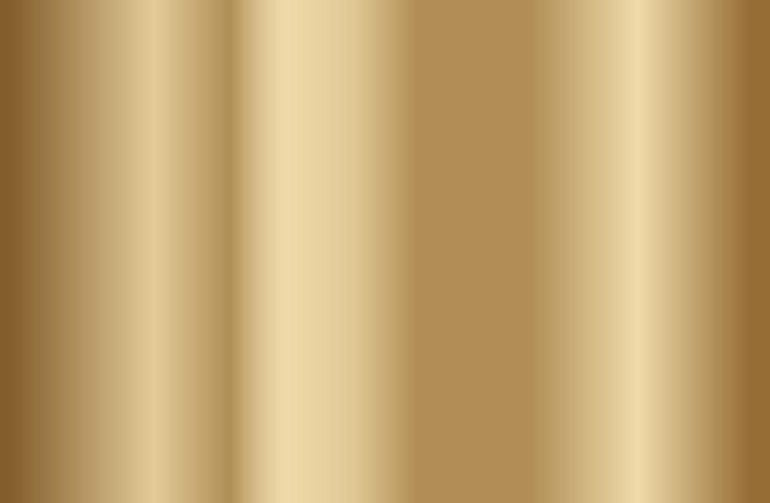 Vektor des Goldgradienten. Metallische Vektorillustration der Goldgradientenhintergrundbeschaffenheit für Luxusrahmen, -band, -fahne, -web, -münze und -etikett. elegante Licht- und Glanzvektorschablone