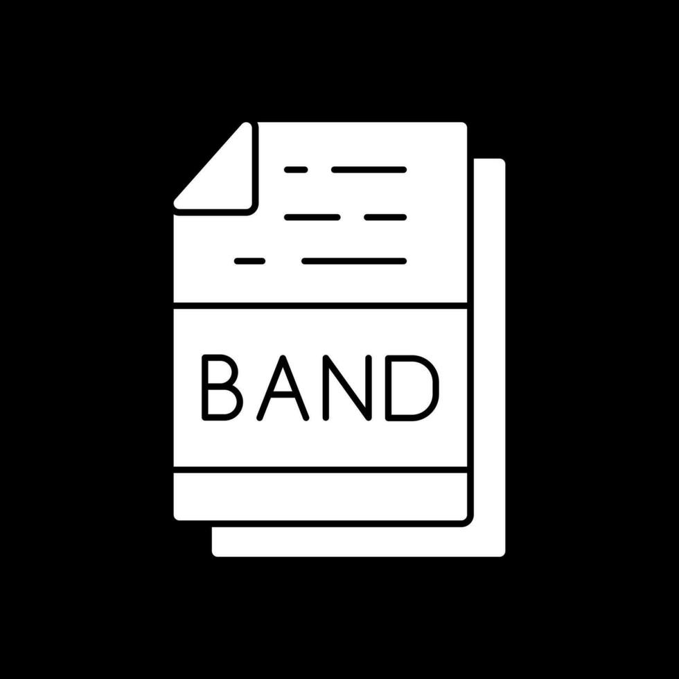 band vektor ikon design