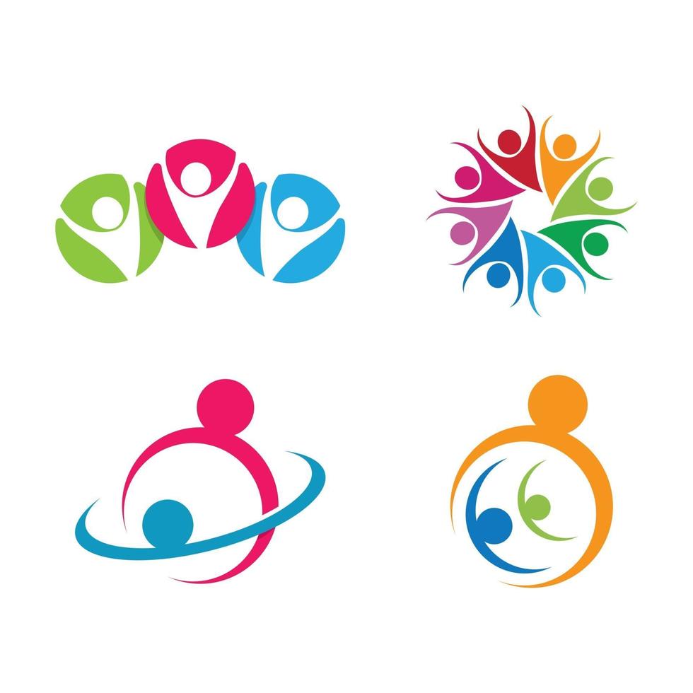 community care logo bilder design vektor