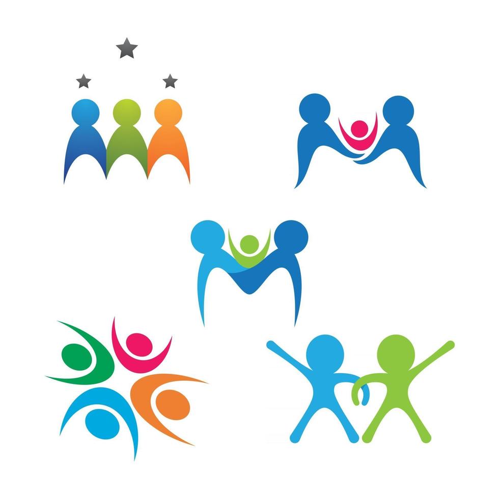 community care logo bilder design vektor