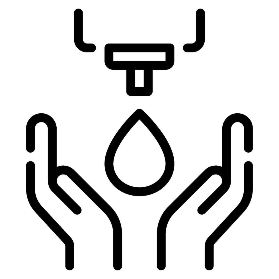 Hand Desinfektion Bahnhof Symbol vektor