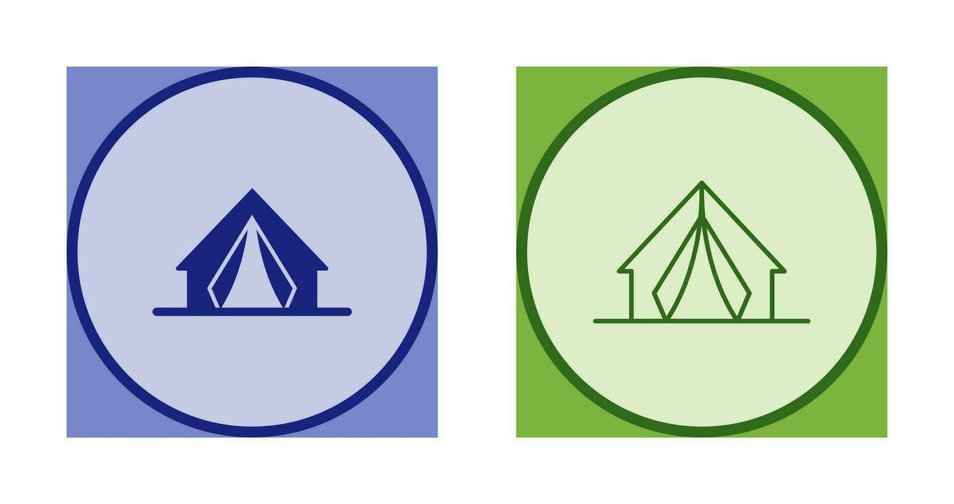 Camp-Vektor-Symbol vektor