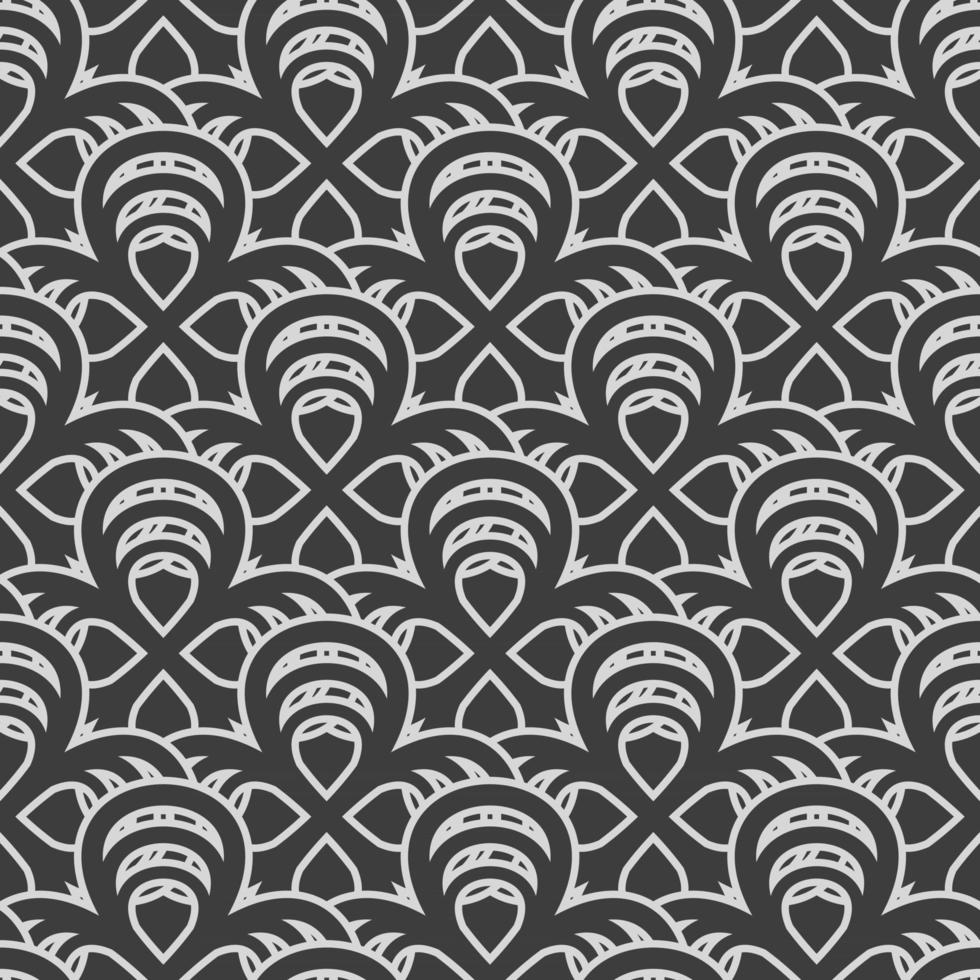 Muster abstrakt nahtlos. Vector Illustration Style Design für Stoff, Vorhang, Hintergrund, Teppich, Tapete, Kleidung, Verpackung, Batik, Fliesen, ethnische, Keramik, Dekoration.